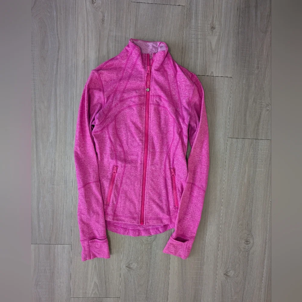 Women's Pink Zip-Up Jacket - Picture 8 of 12